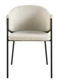 zz703 Krzesło tapicerowane Kronos jasnobeżowe - 4szt