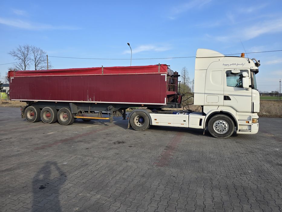 Naczepa wywrotka Benalu  46m3 rama stalowa burta aluminiowa.