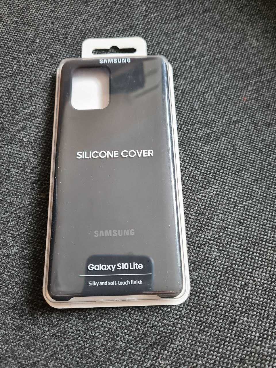 Чехол новый Samsung S10 Lite Silicone cover black