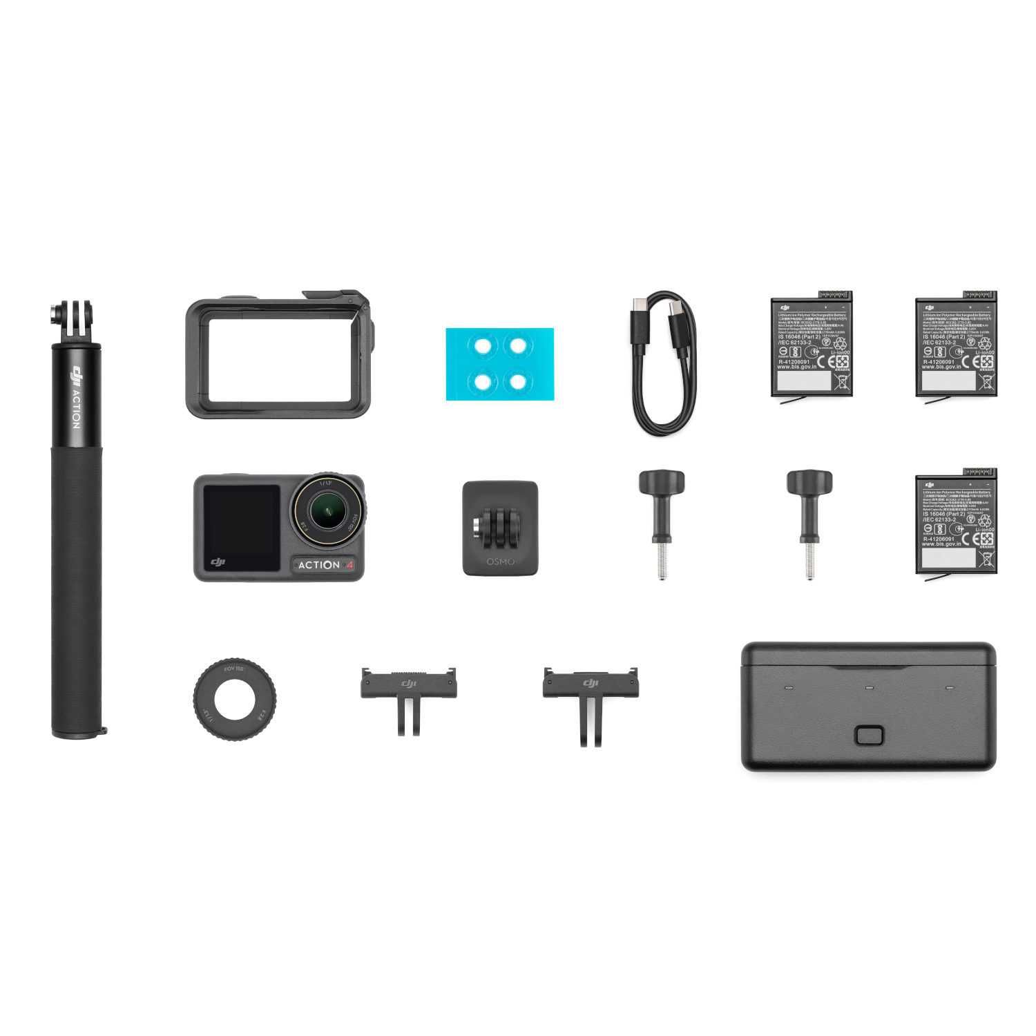 Osmo Action 4 Adventure Vlog Combo – Como Novo!