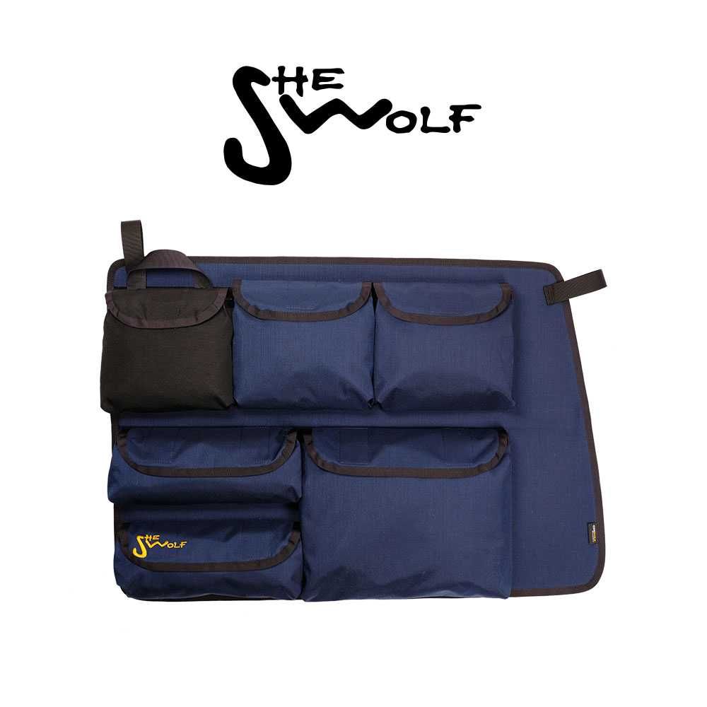 SHE-WOLF Organizer na szybę boczną prawą VW T4 SHORT (z AC w słupku)