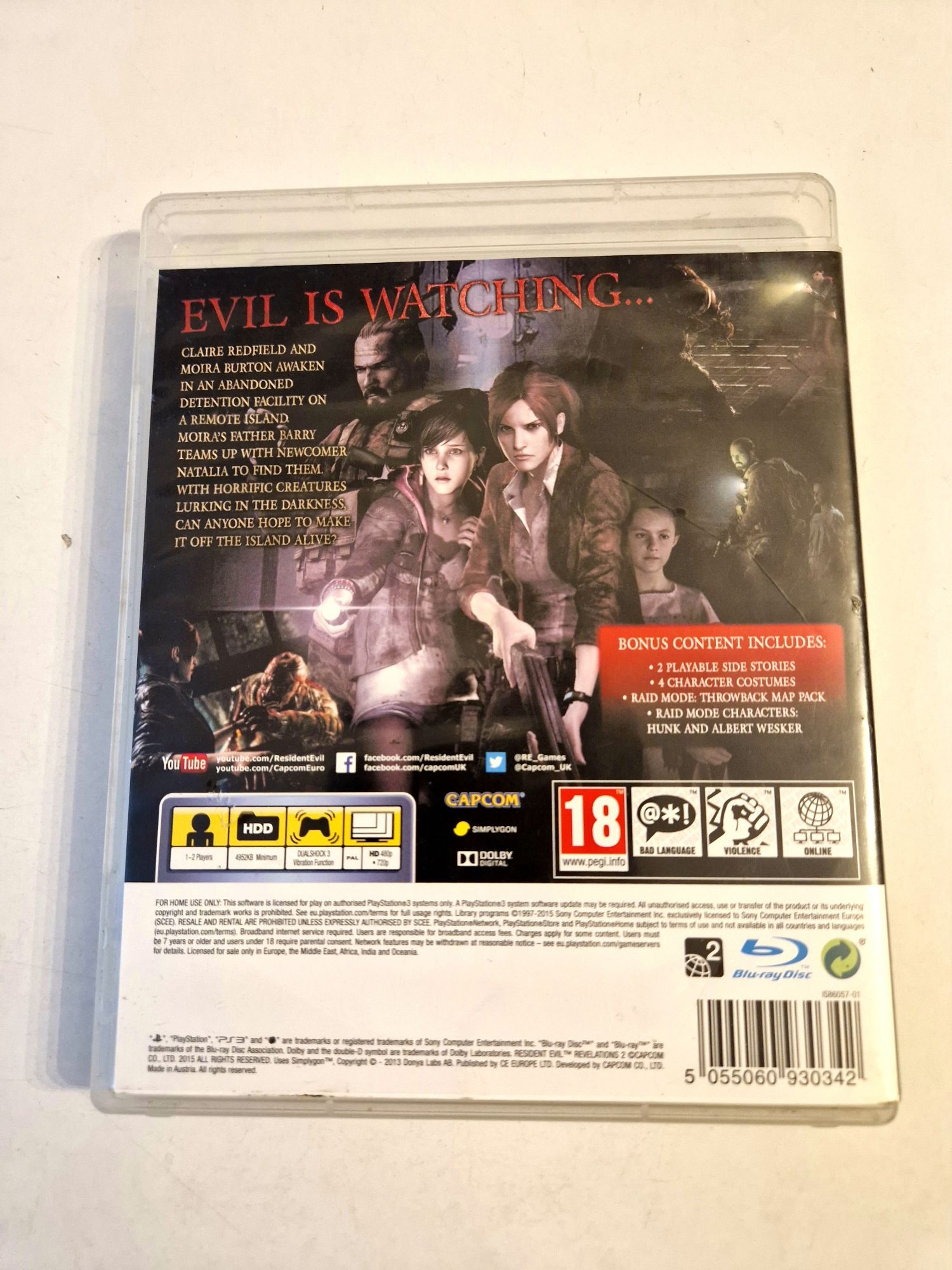 Gra Resident Evil Revelations 2 PL PS3 Zombie Horror Komis