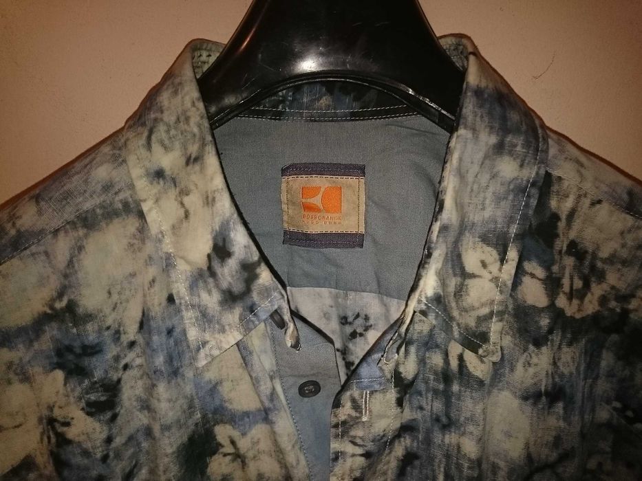 Розкішна, ексклюзивна сорочка від Hugo Boss з тонкої бавовни (M)