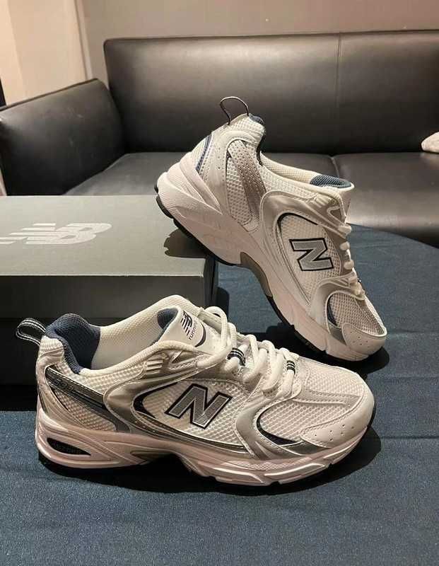 ModayNew Balance 530WhiteDamskieButySportowe_Oddychający Roz.40