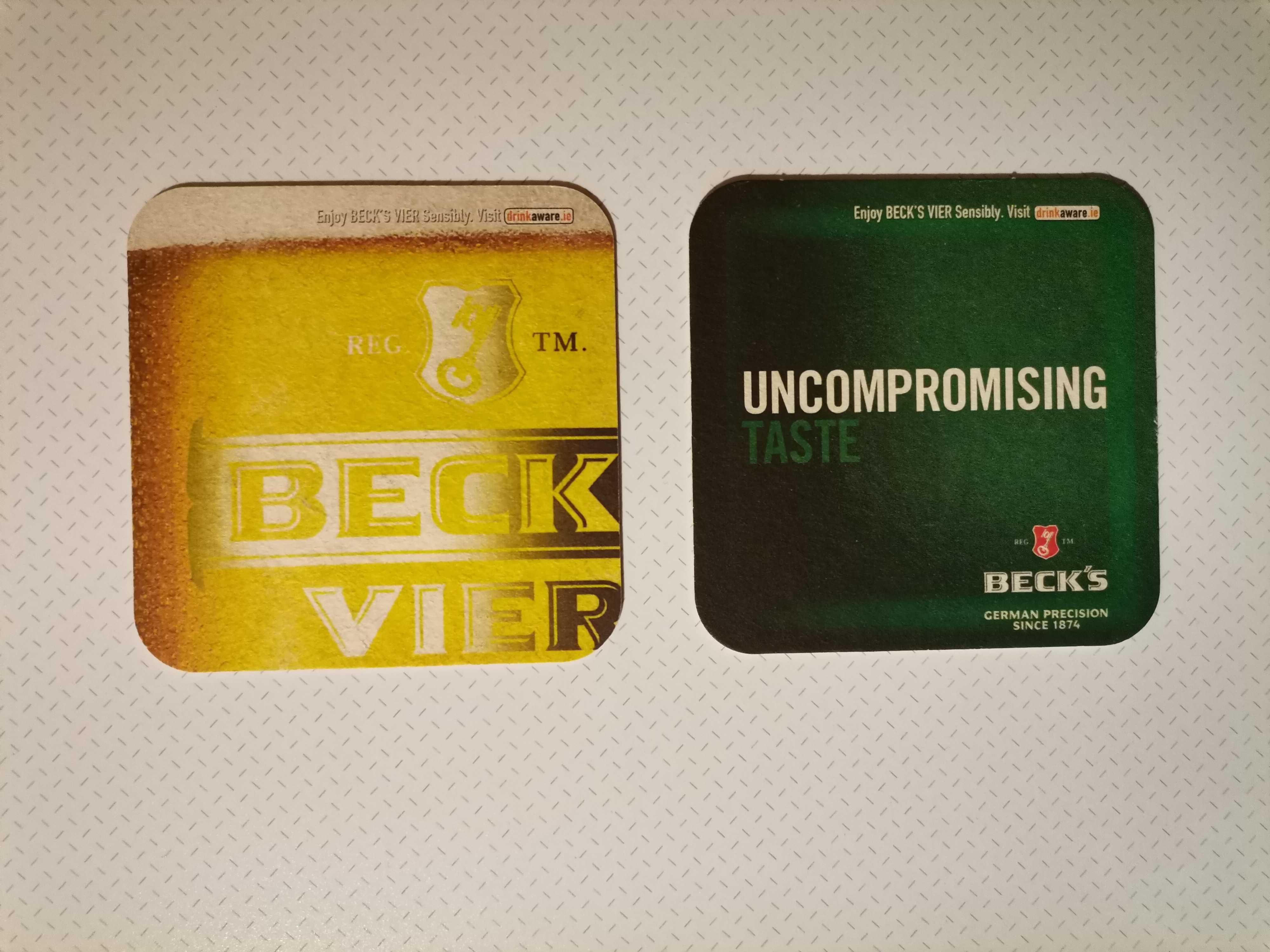 Bases para copos - Heineken, Budweiser, Beck's, Carling, Hop House