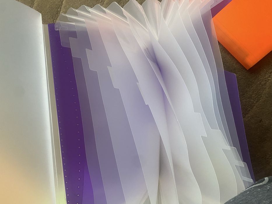 Nowe teczki na dokumenty a4-3 sztuki