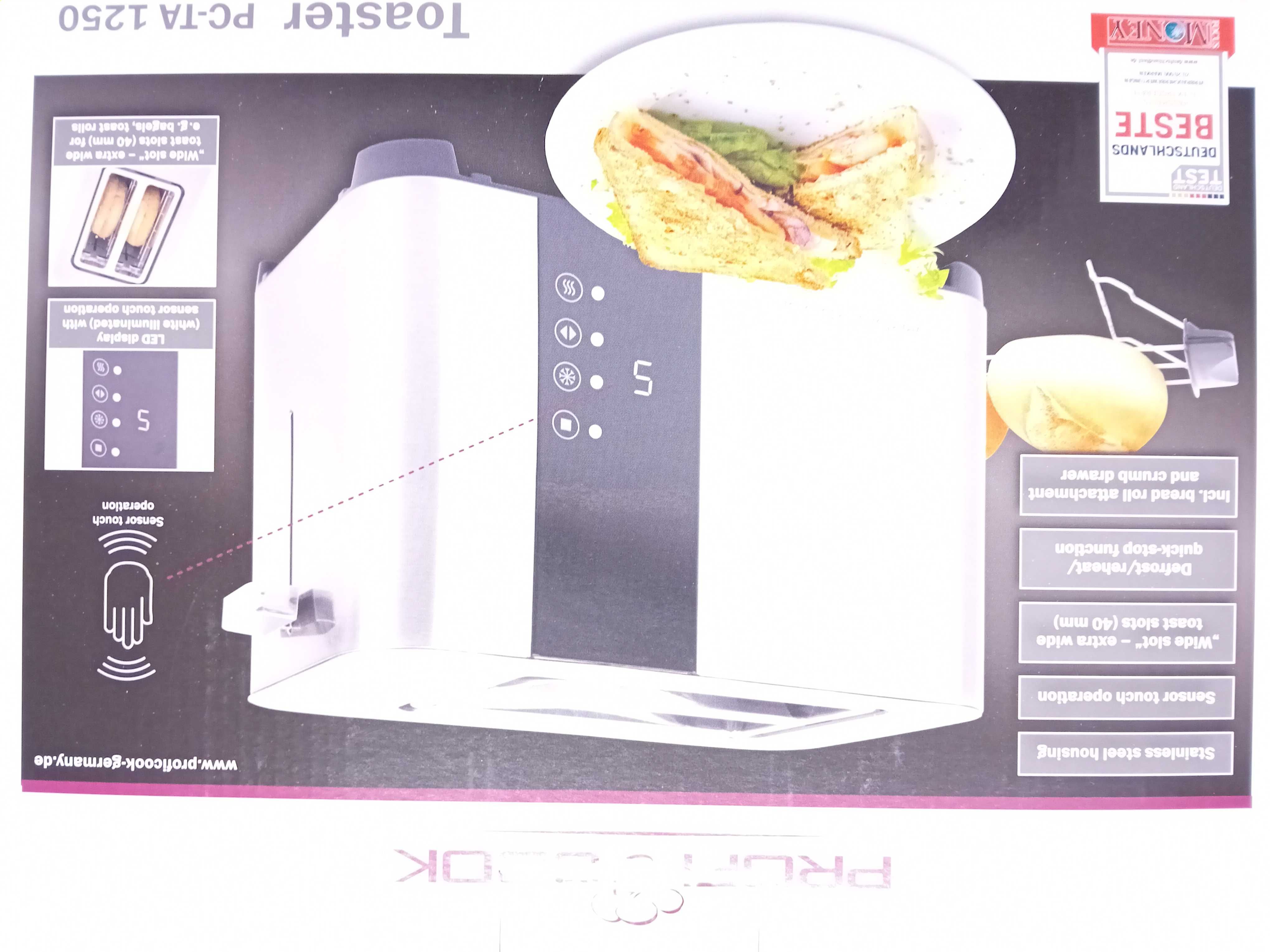 Toster PROFI COOK PC-TA 1250 nowy