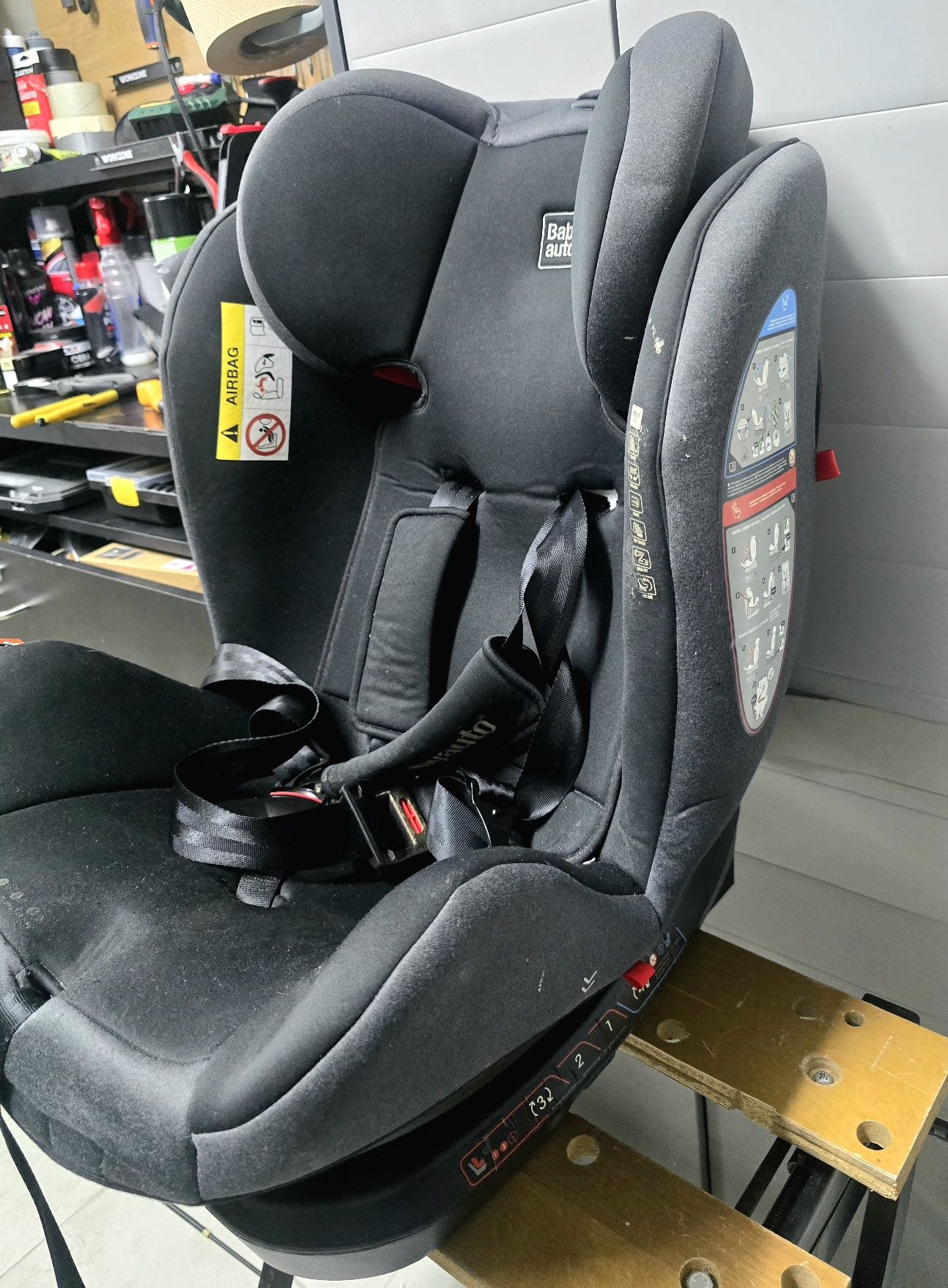 Cadeira Auto BabyAuto – Grupo 0 a 3 – Com Isofix e rotação