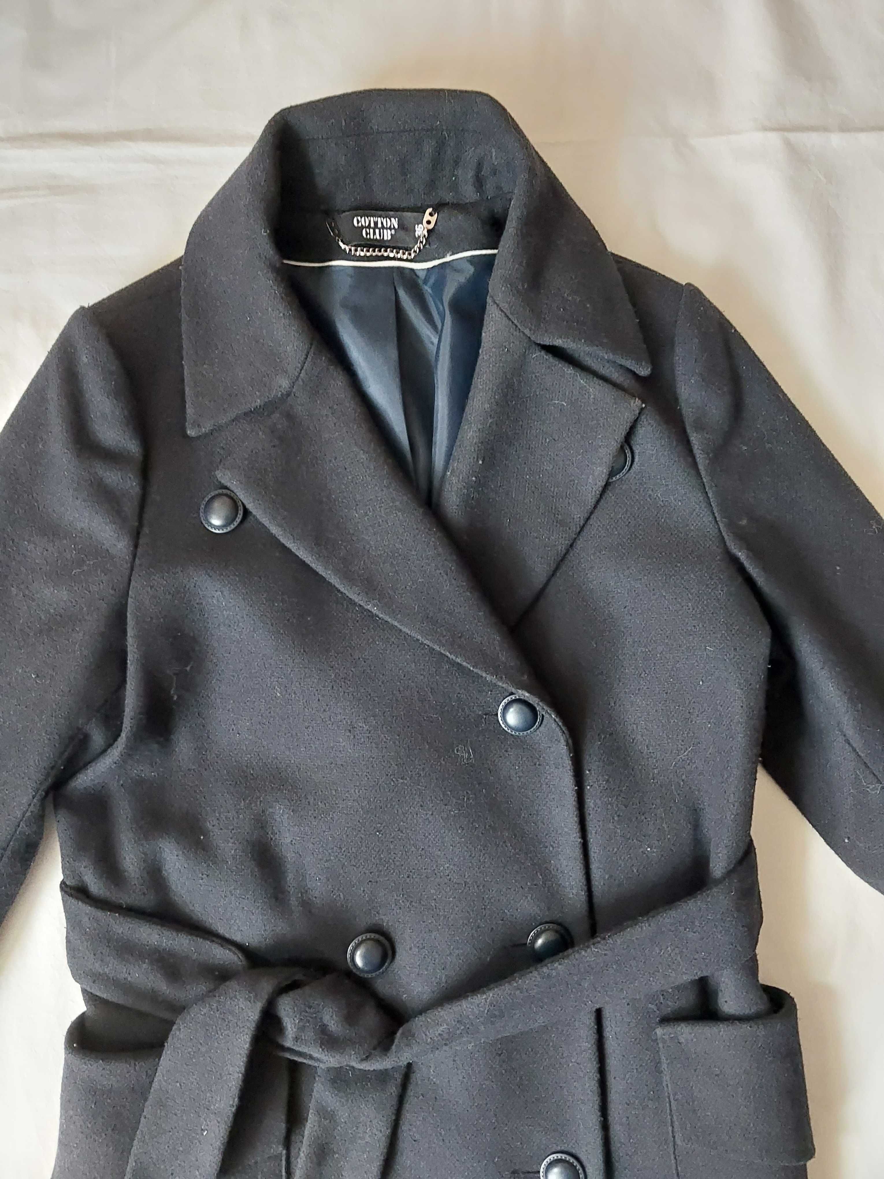 Cotton Club płaszcz 80% wełny rozmiar 36 S super