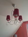 Żyrandol różowy Philips