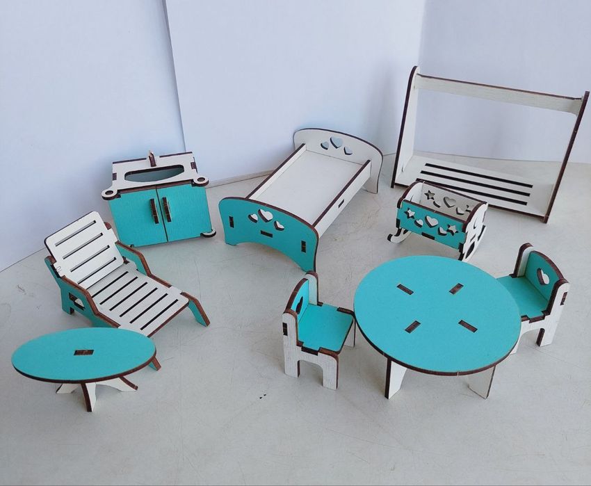 Меблі для ляльок, будинок