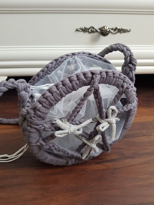 Torebka handmade boho ze sznurka