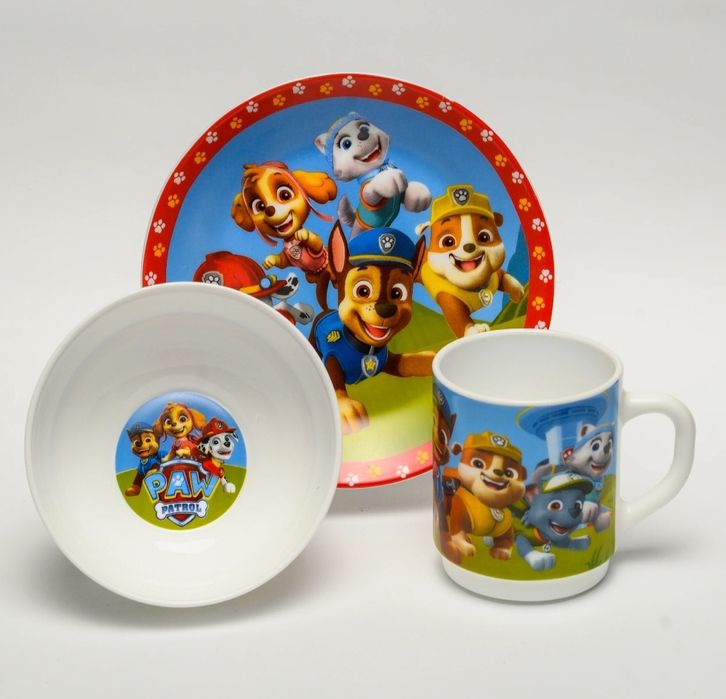 Дитячий набір посуду (Щенячий патруль)