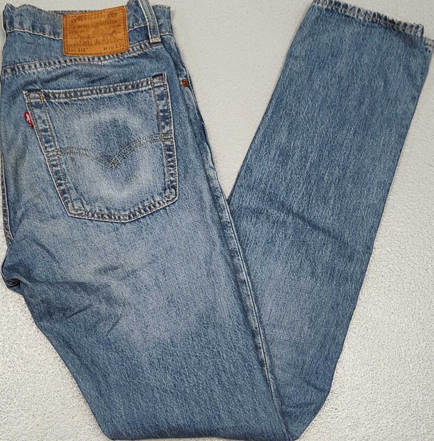 R) LEVI'S 510 oryginalne spodnie jeansowe Roz.30/34