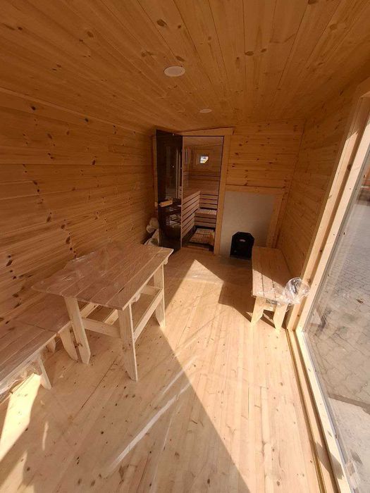 Sauna NOWOCZESNA MODERNO 6 metry Spa Ogrodowe Ocieplana
