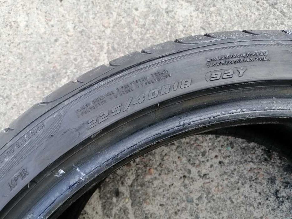 GoodYear Eagle F1 225/40R18 92Y шини бу літо 4 штуки
