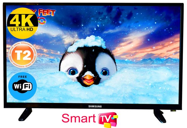 Корея телевизор 4K Samsung 42'' Smart TV,T2,IPTV,2/16GB