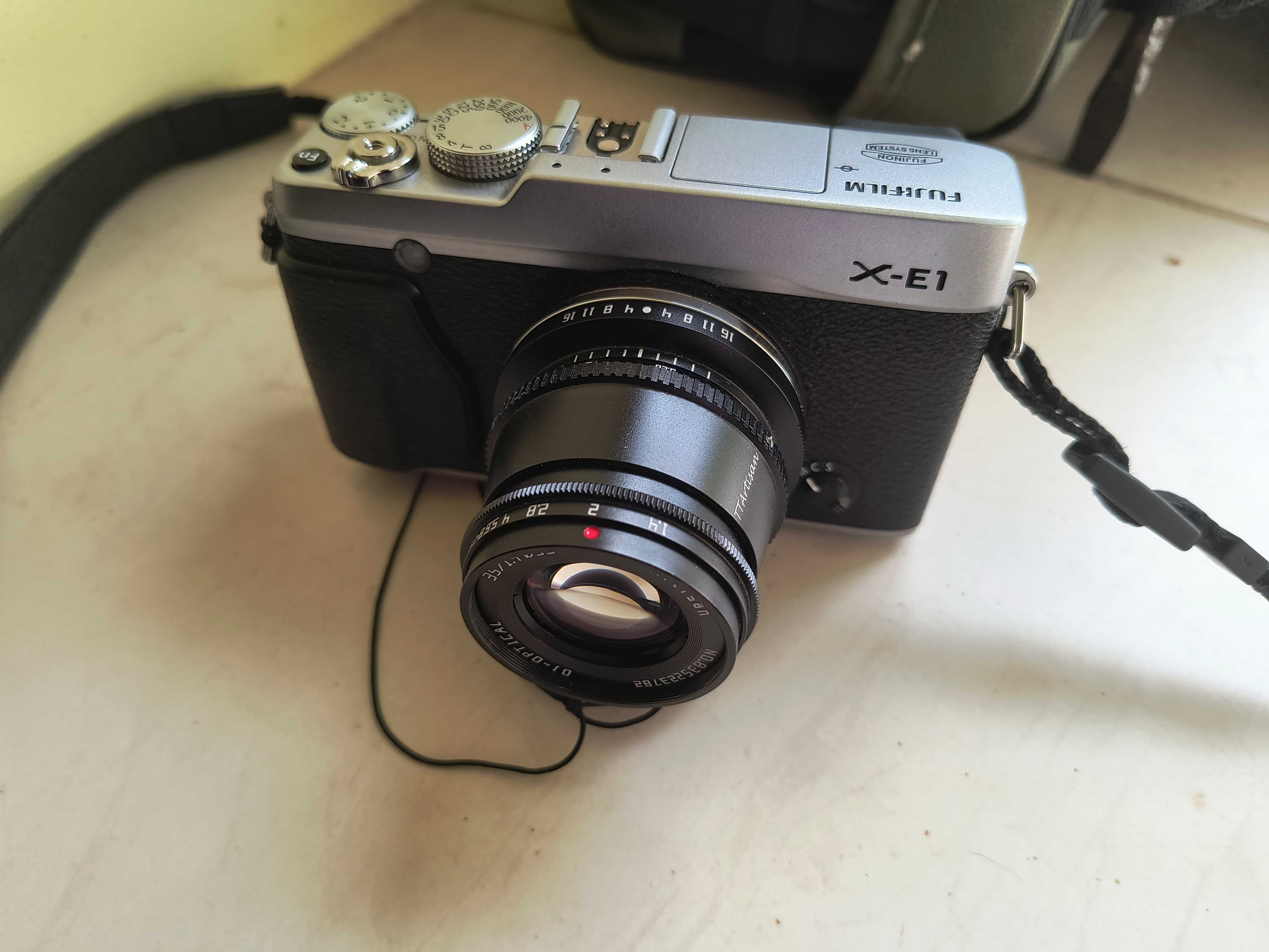Aparat Fujifilm x-e1 + obiektyw TTArtisan 35mm f1.4