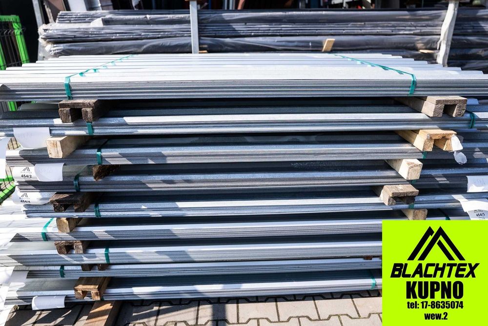 Blacha trapezowa T-14/T-18 ocynk - pakiety po 50 szt. - gotowe arkusze