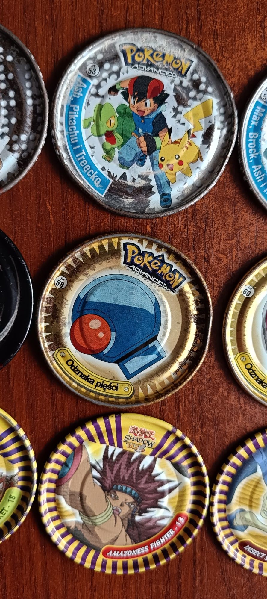 Pokemon yu gi oh big metal tazo