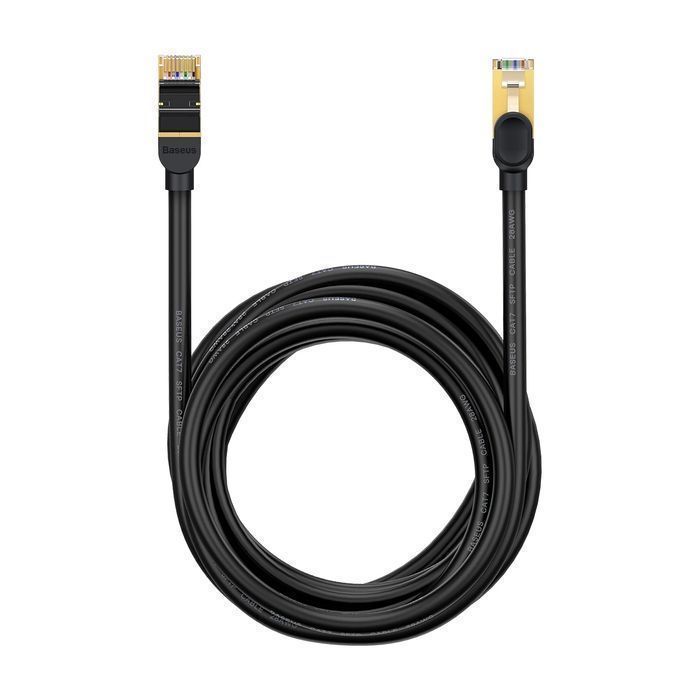 Baseus Speed Seven szybki kabel sieciowy RJ45 10Gbps 15m czarny