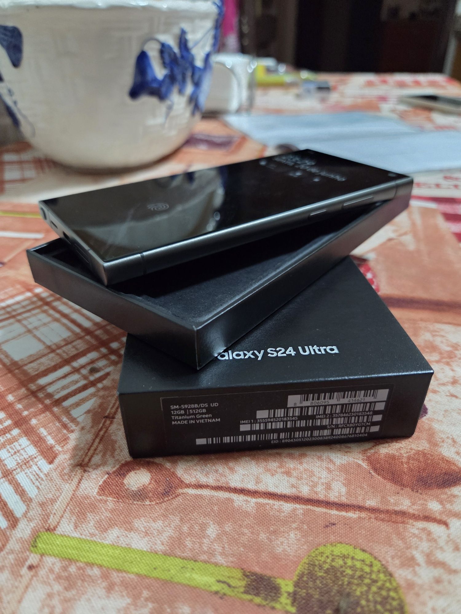 Samsung S24 Ultra 512Gb titanium green