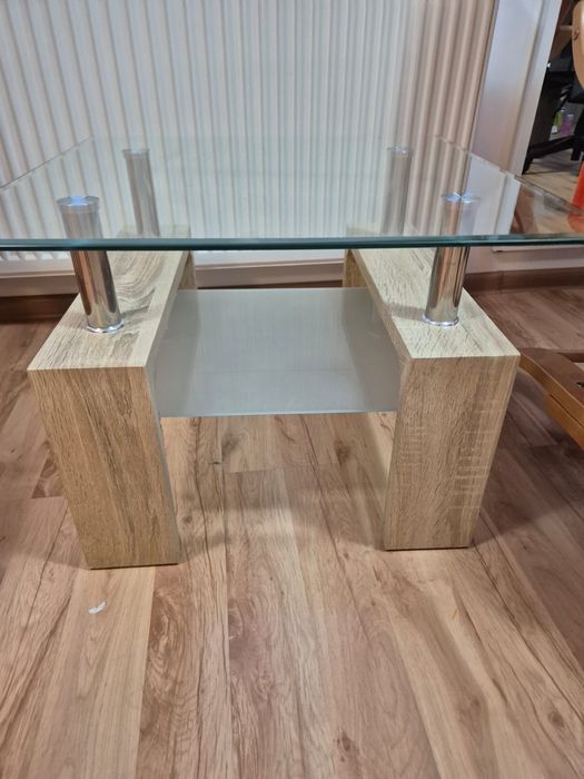 Stolik kawowy szklany