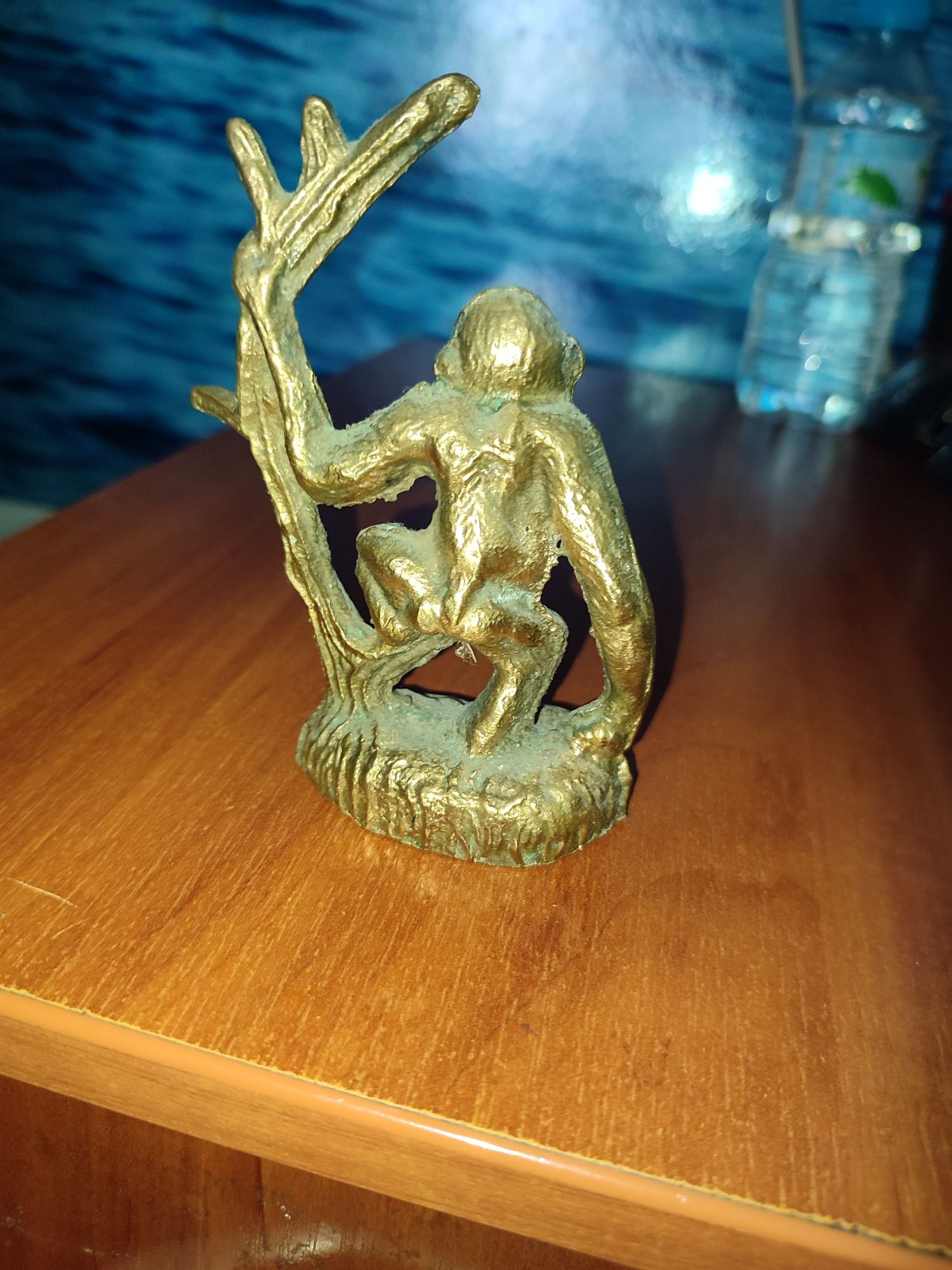 Фигурка обезьяна из бронзы
