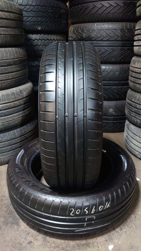 Пара летних шин Dunlop Sport Bluresponse 205/60 r16 205 60 16