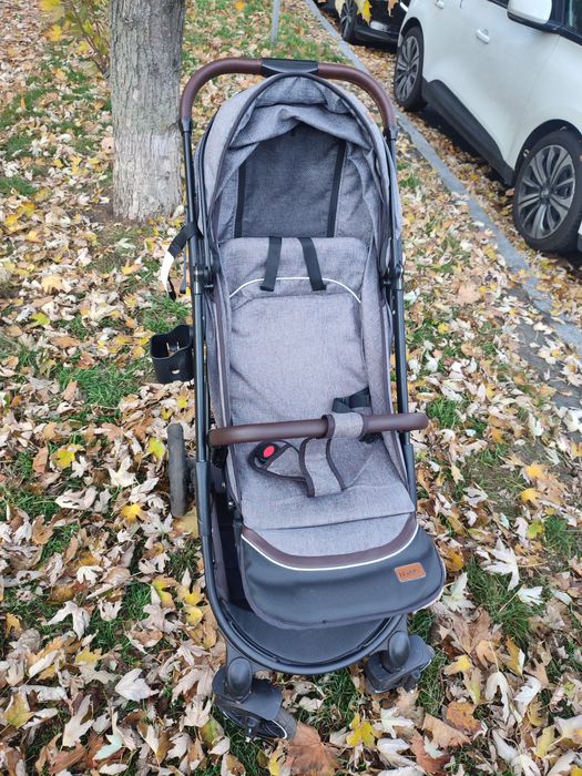 Прогулянкова коляска Ninos Nava, Black, чорний