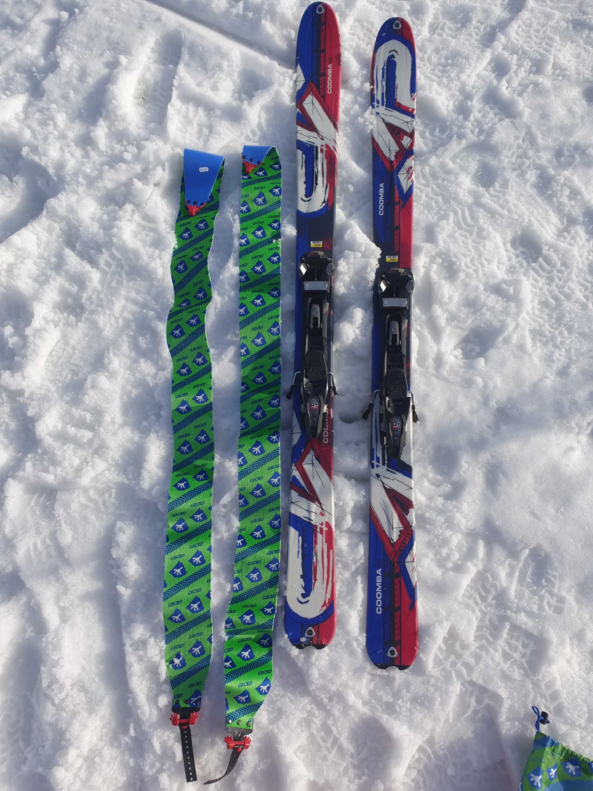 Narty K2 Coomback 176 cm + Wiązania Marker Baron + foki Geco