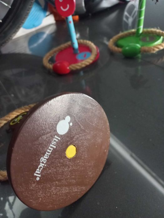 Jogo da Imaginarium e bola didática fisherprice