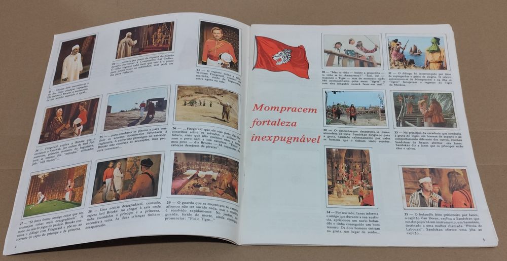 Caderneta Cromos Sandokan Completa