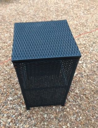 Hoker aluminiowy technoratanowy