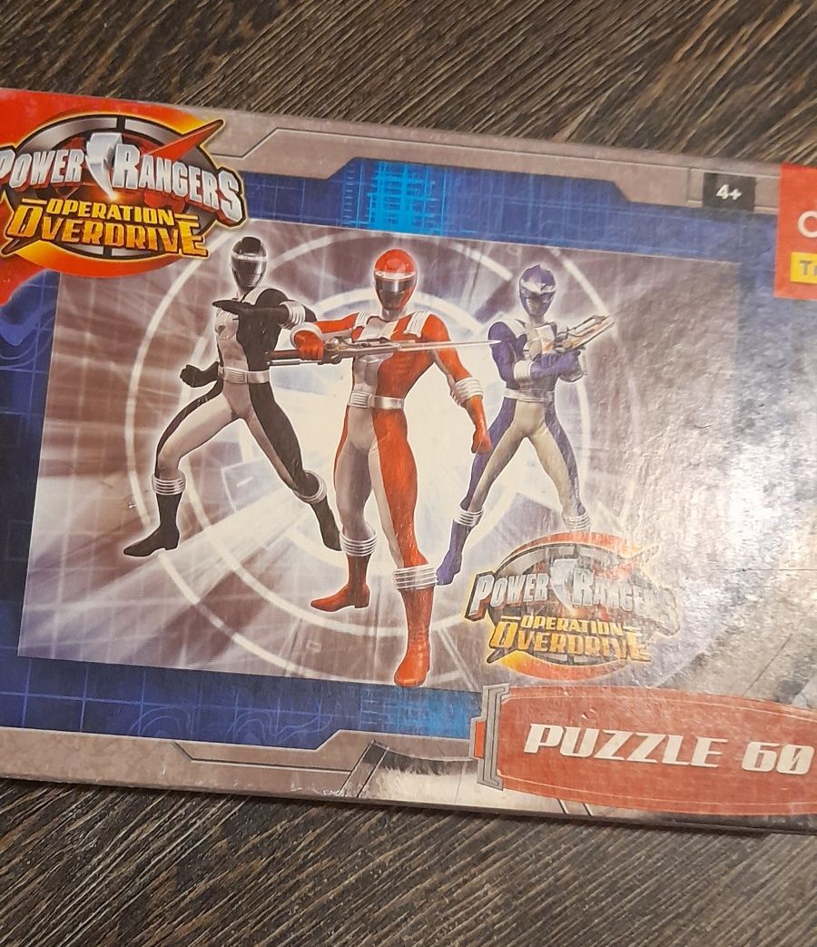 Puzzle 60 Blaze Tom&Jerry Power Rangers