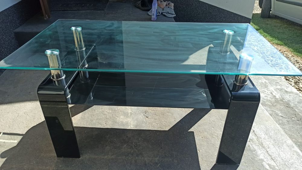 Stolik kawowy, szklany