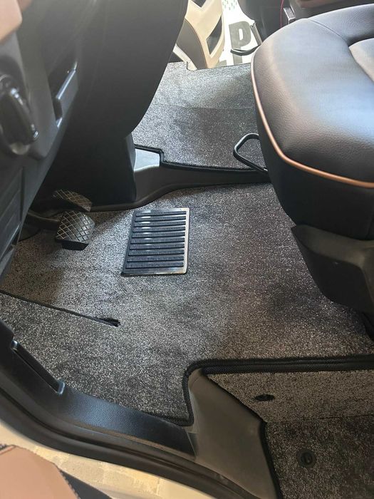 Коврики в салон ворсовые для Volkswagen Crafter 2017-2025 EVA / Гума