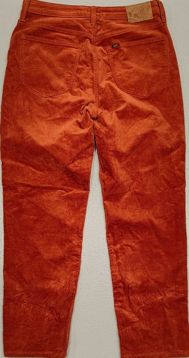 Wr) Lee Carol Oryginalne spodnie sztruksowe Roz.31/31