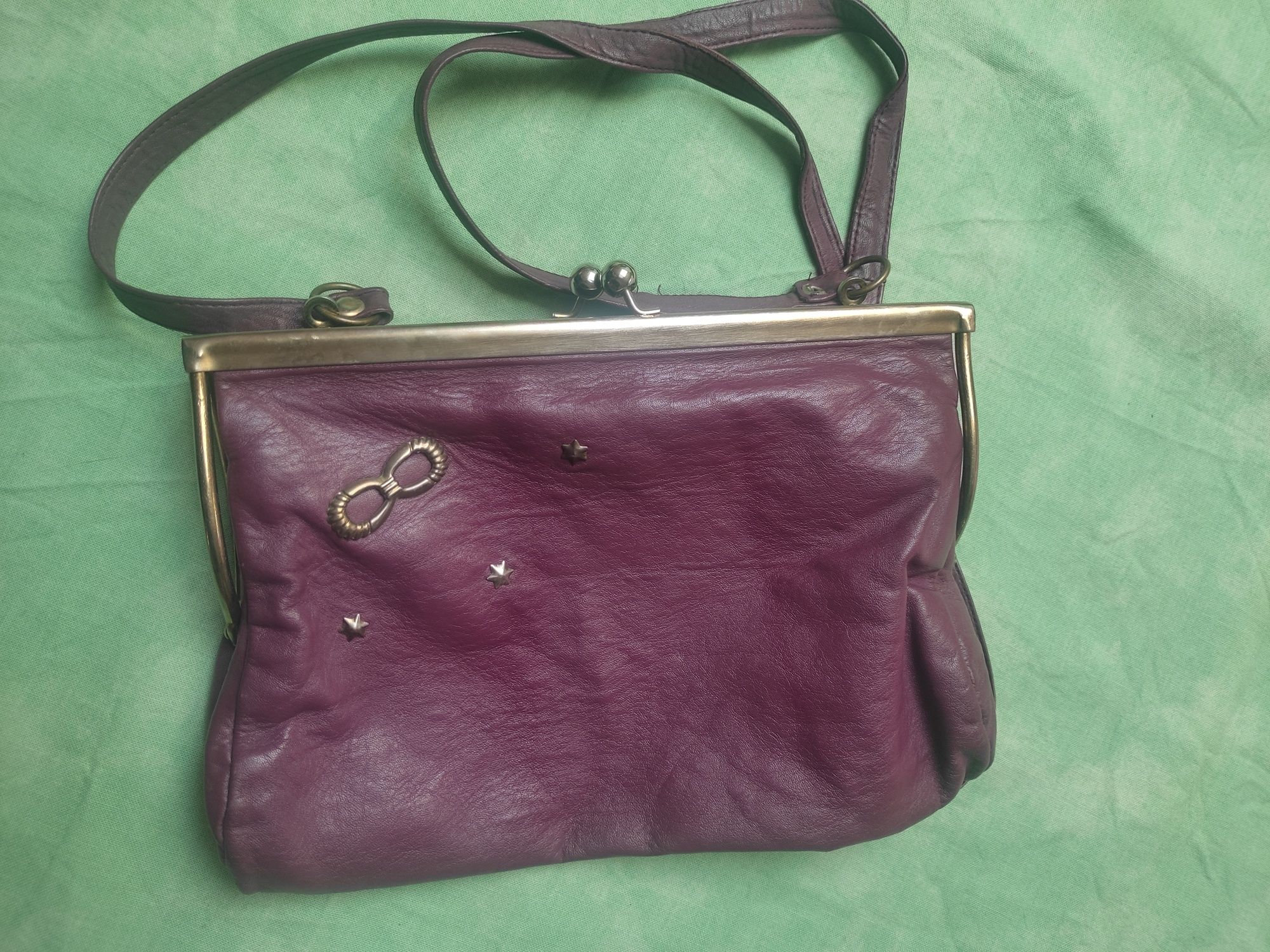 Skórzana torebka Vintage