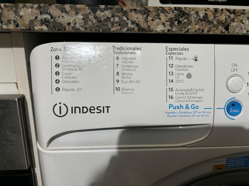 Maquina de lavar a roupa indesit com garantia