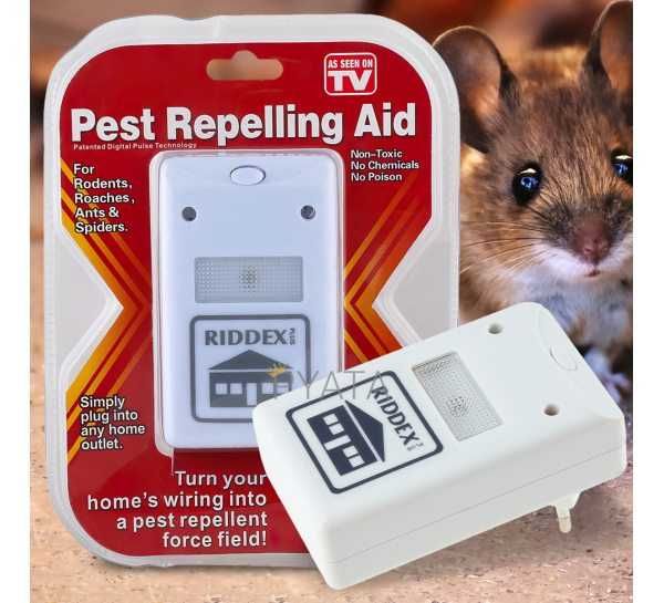 Відлякувач гризунів Riddex Pest Repelling Aid (отпугиватель мышей)