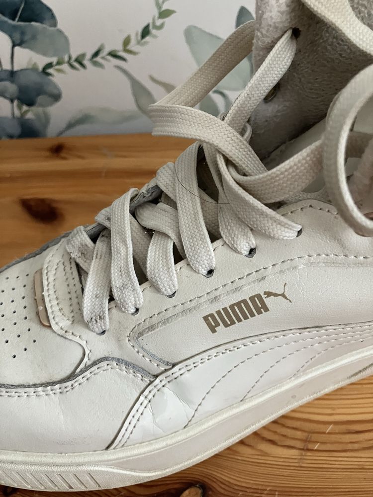 Puma buty sportowe męskie wysokie biale roz.39