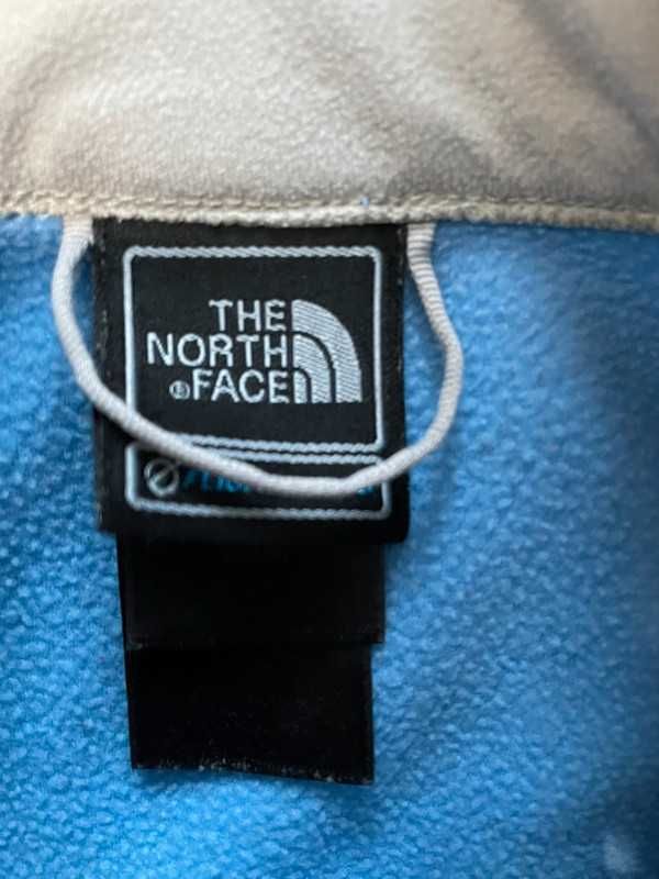 bluza the north face ciepła L niebieska