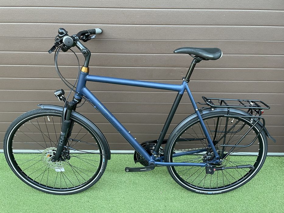 Rower Trekingowy Miejski Męski GUDEREIT 3x8 Acera r:60 Hydr Led Amor