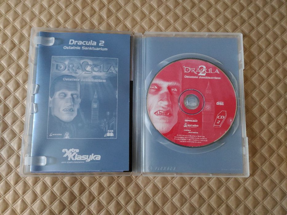 Dracula 2: Ostatnie Sanktuarium PL 2CD + pudełko i instrukcja