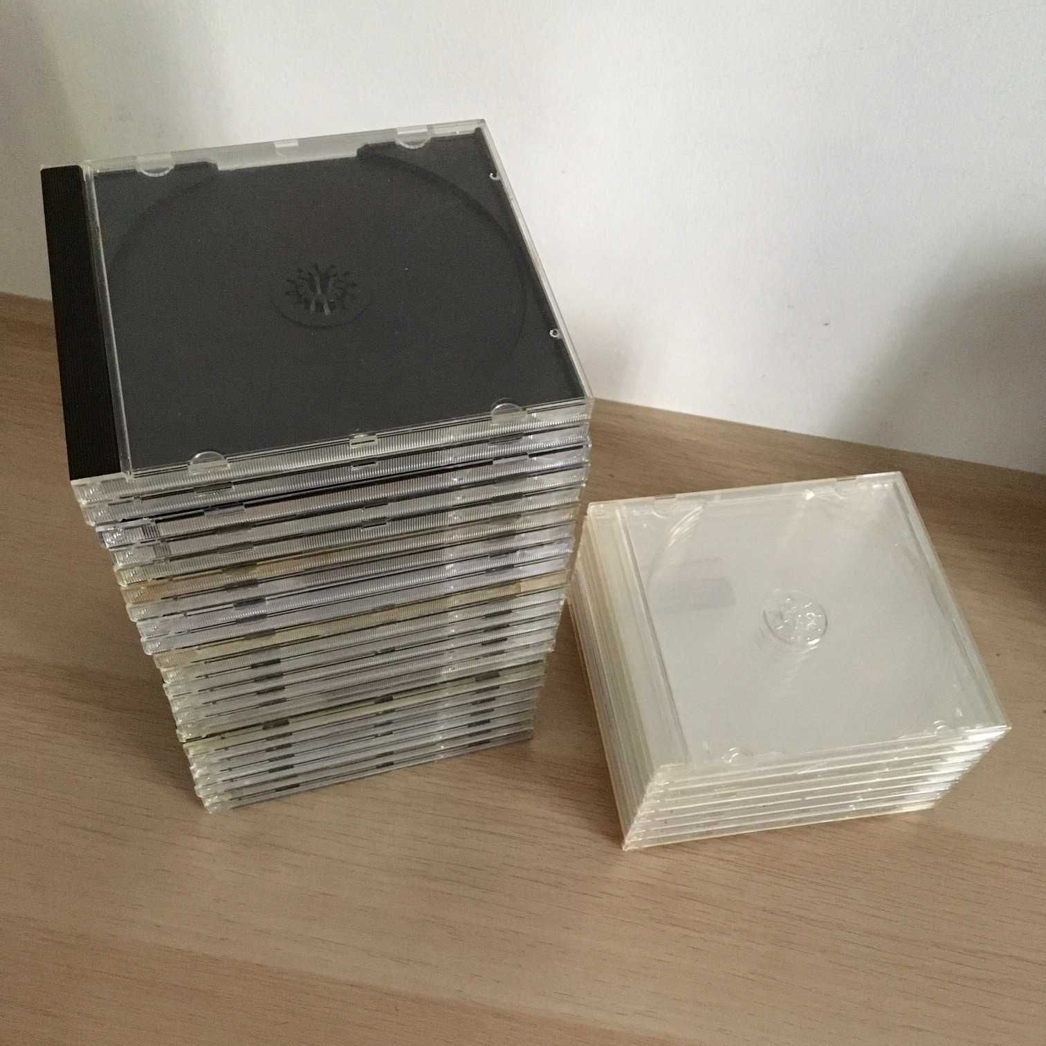 Lote de caixas capas boxes para arquivo de CD