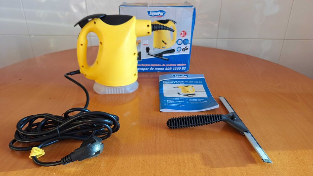Máquina de limpeza a vapor (Marca: Aquapur). Como nova