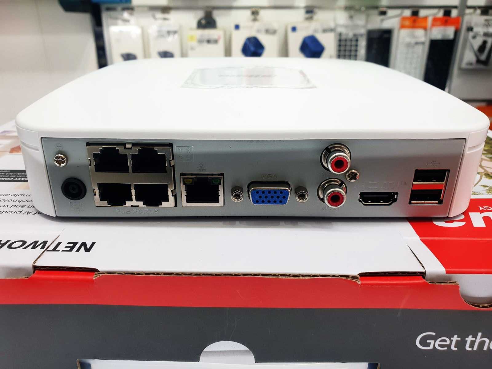 Відеореєстратор Dahua DHI-NVR2104-P-I2 4-канальний 4PoE НОВИЙ!