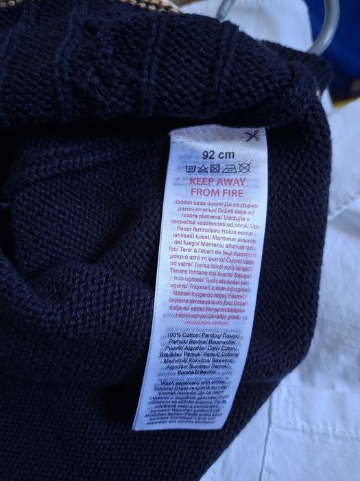 Koszula i kamizelka chłopięca r. 98