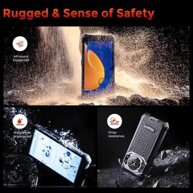 Смартфон Oukitel FOSSIBOT F101 Pro кожа крокодила 10600mAh 8/128Gb NFC